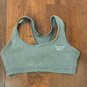 Reebok Charcoal Sports Bra